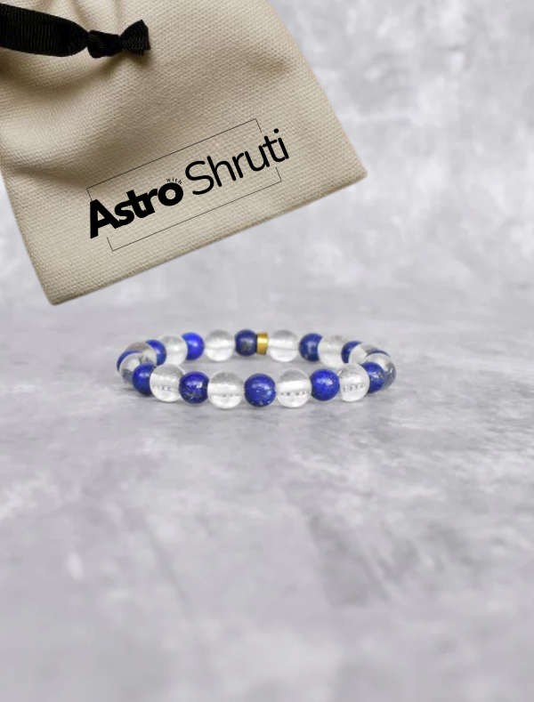 LapisLazuli and Clear Quartz-Self confidence and Focus